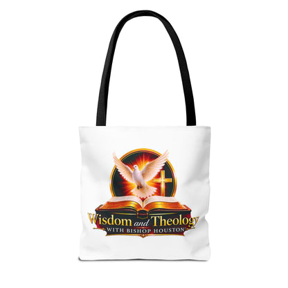 Christian Wisdom & Theology Tote Bag — 'Wisdom and Theology with Bishop Houston' Inspirational Faith Tote