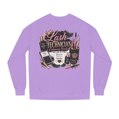 Lash Technician Crewneck Sweatshirt – Beauty Tools Graphic