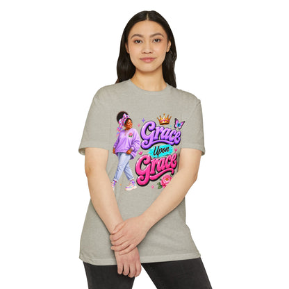 Grace Upon Grace T-Shirt — Inspirational Girl Faith Tee