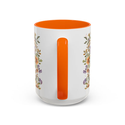 Mom Floral Coffee Mug — "Mom: The Quiet Strength..." Sentimental Mother's Day Gift (11/15oz)
