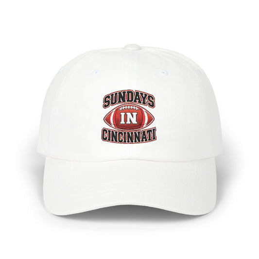 Dad Cap — "Sundays in Cincinnati" Football Hat