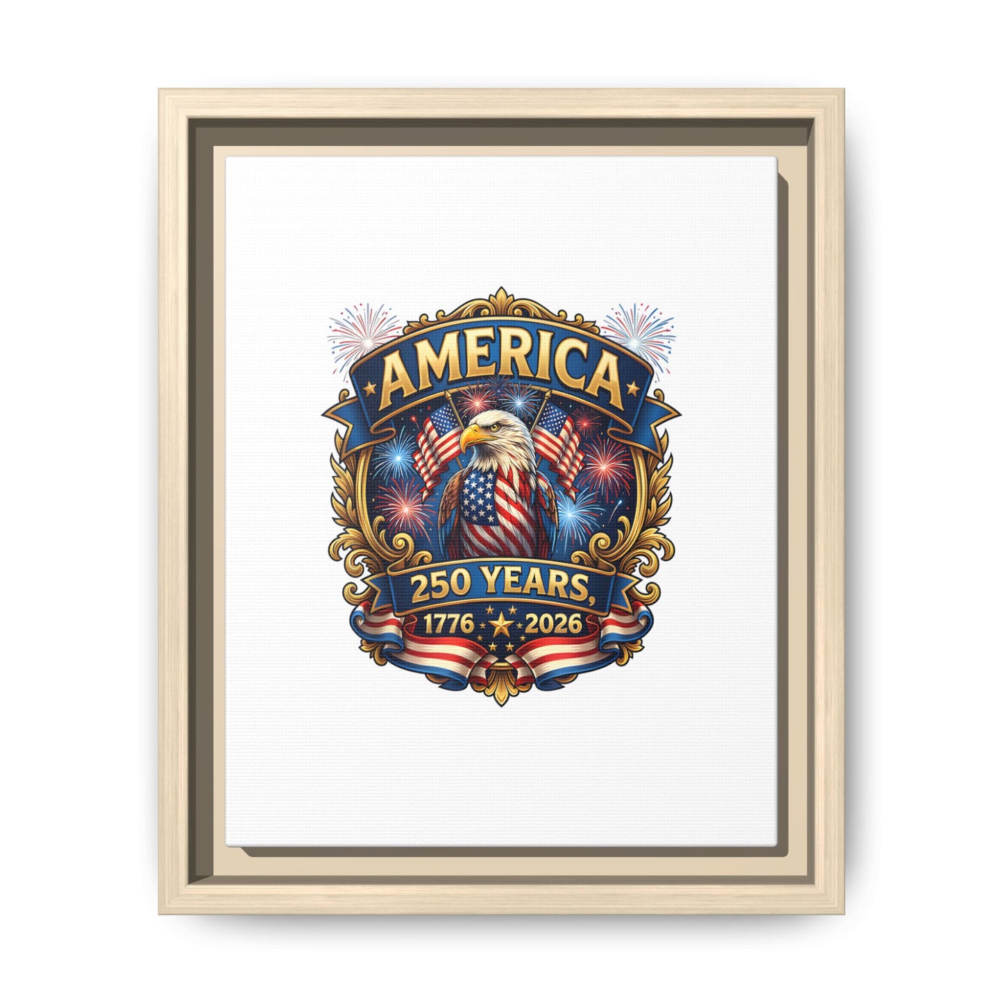 Matte Canvas, Framed (Multi-color)