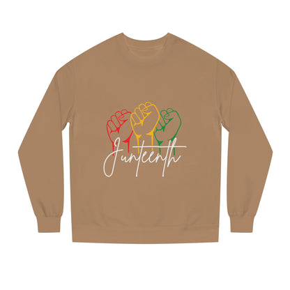 Juneteenth Fist Sweatshirt - Juneteenth Celebration Pullover