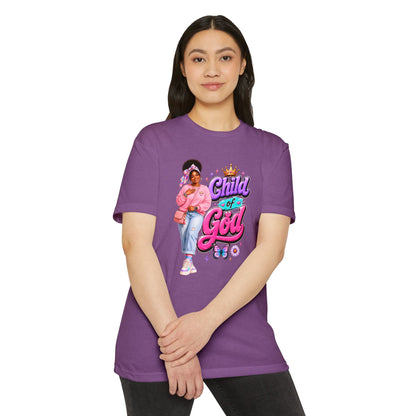 Child of God T-Shirt — Cute Pink Faith Graphic Tee for Girls
