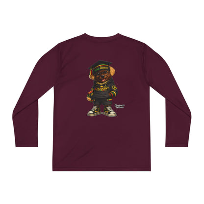 Youth Long Sleeve Tee — Graduation Bear Design