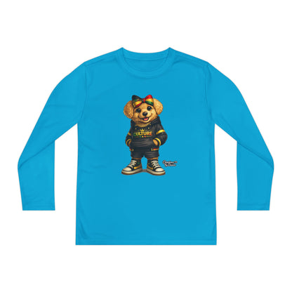 Kids Teddy Bear Graphic Long Sleeve Tee — 'Future' Hoodie Design