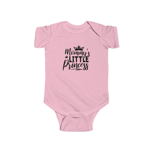Baby Bodysuit "Mommy's Little Princess" - Cute Infant Onesie with Crown Design