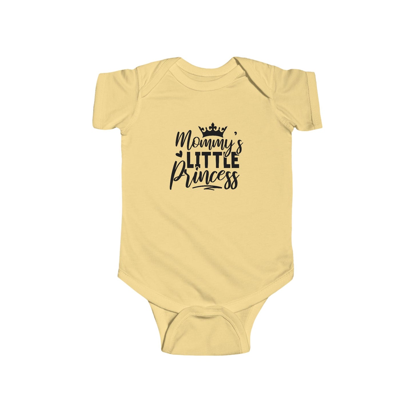 Baby Bodysuit "Mommy's Little Princess" - Cute Infant Onesie with Crown Design