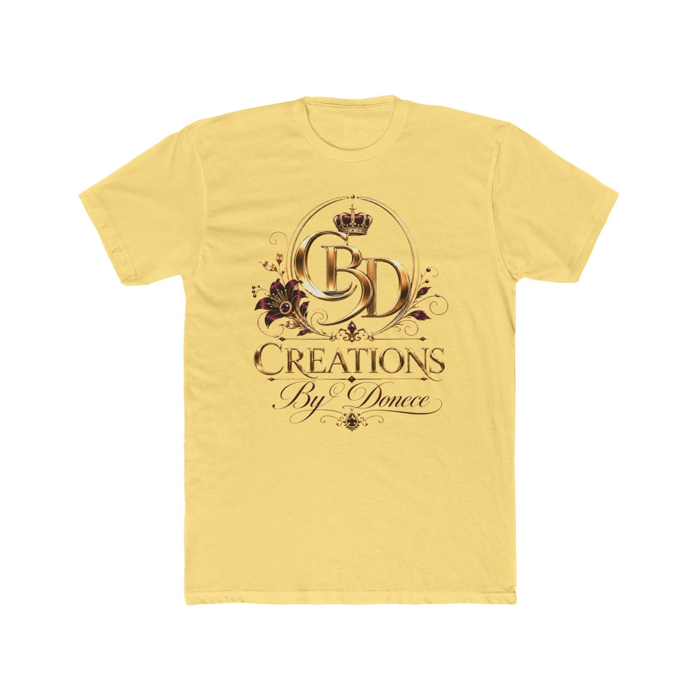 Creations By Donece Logo Tee - Luxury Monogram Graphic T-Shirt