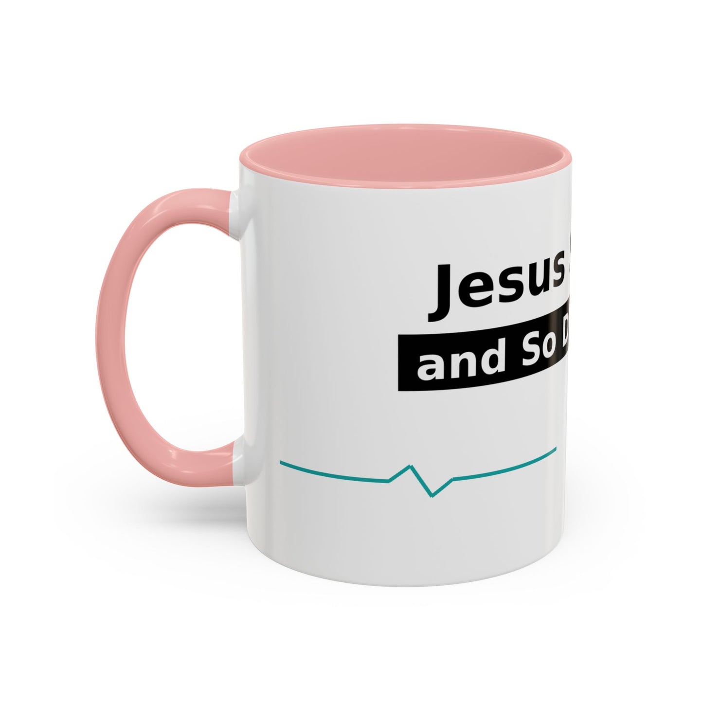 Jesus Saves… and So Does Insulin - Faith & Diabetes Accent Coffee Mug (11/15 oz)