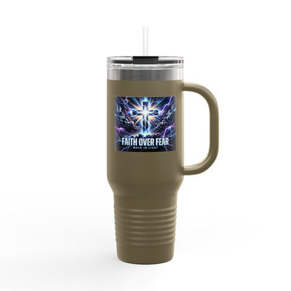 Faith Over Fear 40oz I Stainless Steel Tumbler