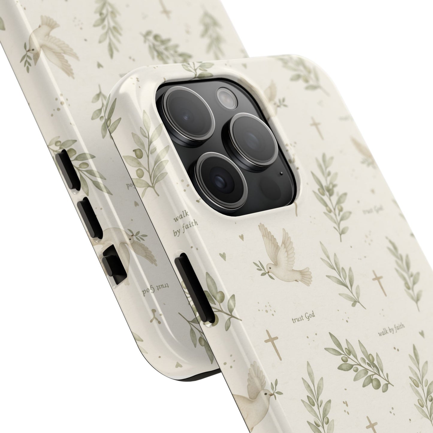 Walk By Faith Phone Case | Christian Floral iPhone Case