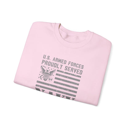U.S. Armed Forces  Navy Proudly Served Sweatshirt