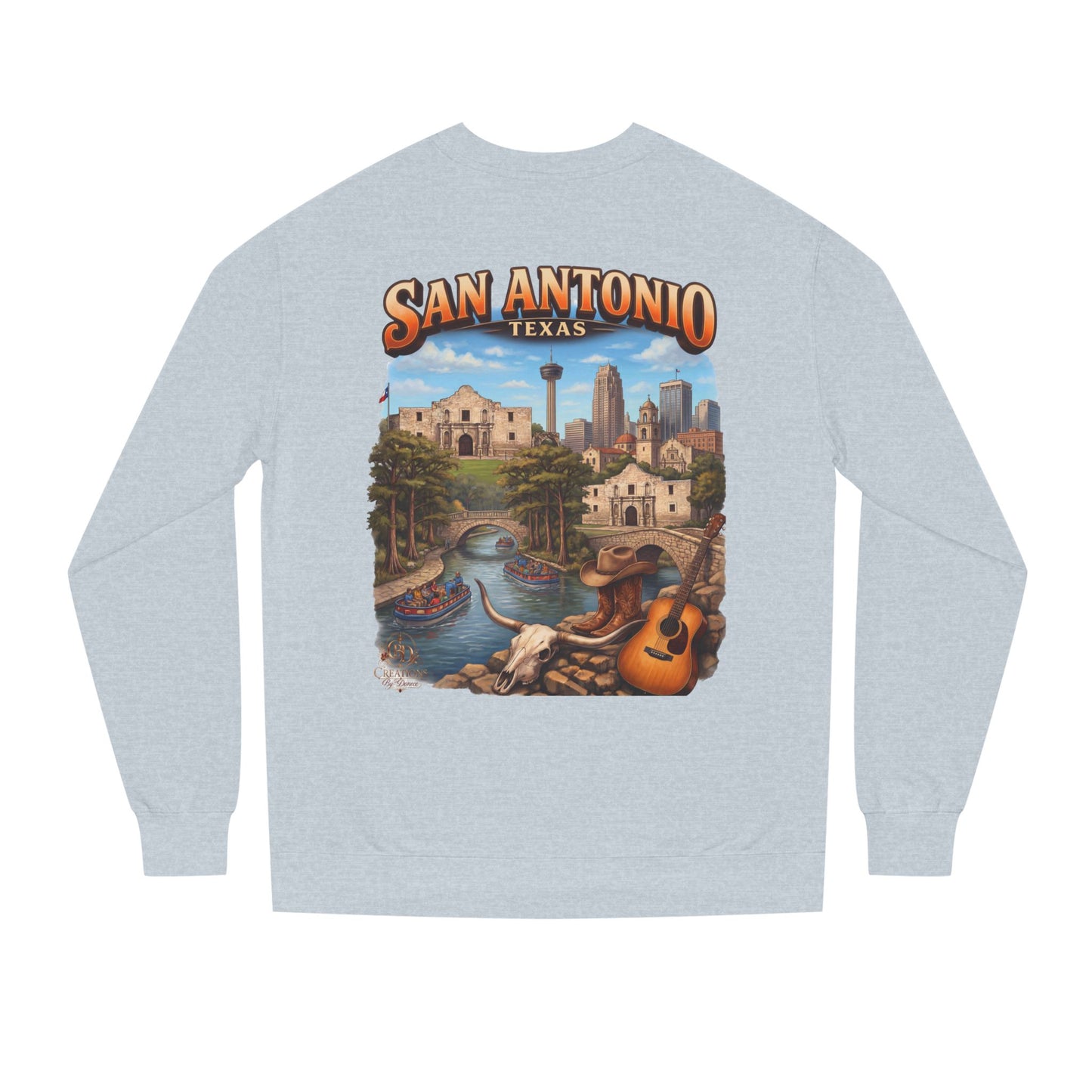 San Antonio Riverwalk Sweatshirt — Texas Travel Scenic Crewneck