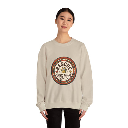 Rescue Dog Mom Sweatshirt | rescue pride, fur baby