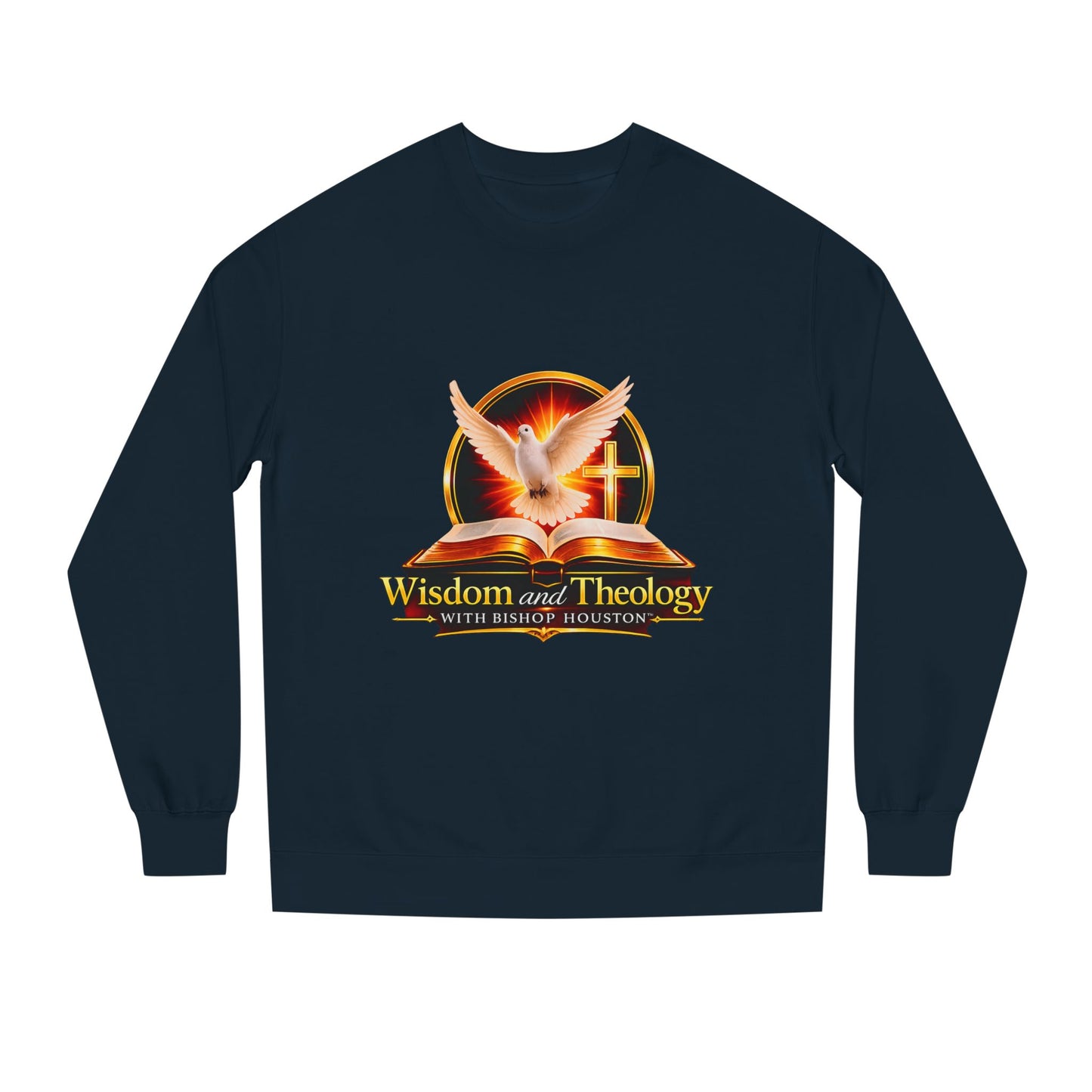 Wisdom and Theology Crewneck Sweatshirt — Dove & Cross Christian Pullover