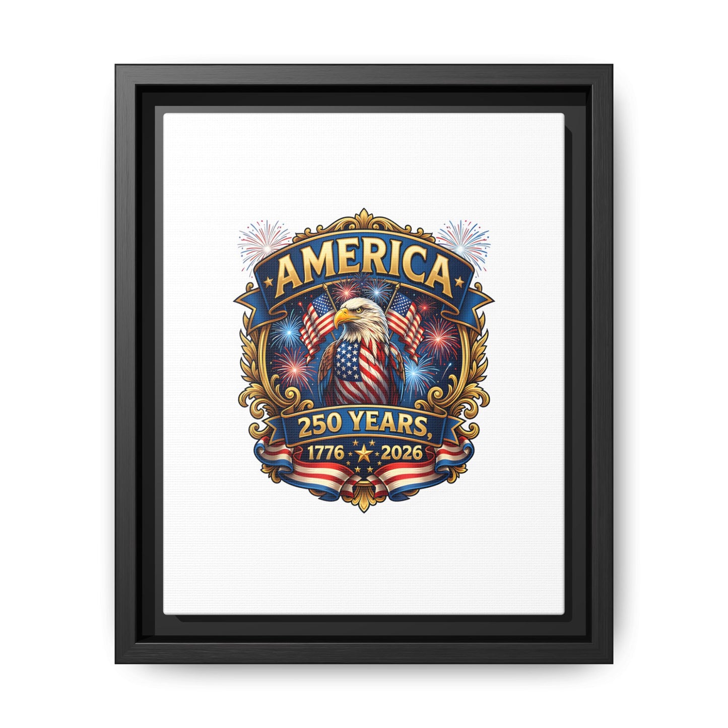 Matte Canvas, Framed (Multi-color)