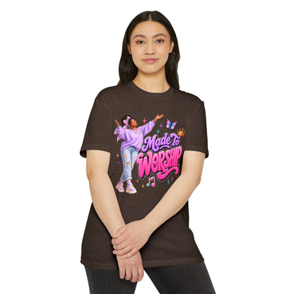 Made to Worship T-Shirt — Christian Faith Graphic Tee