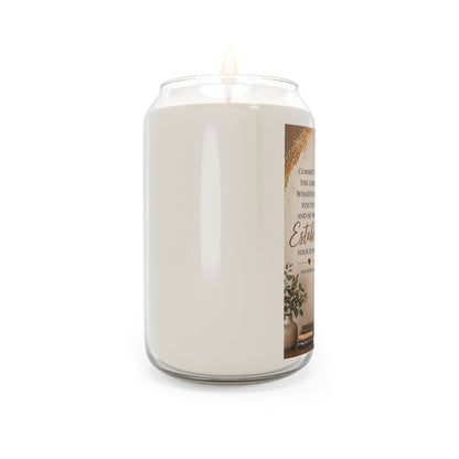 Scripture Prayer Candle — "Commit to the Lord" Scented Soy Candle (13.75oz)