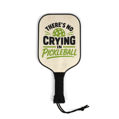 Pickleball Paddle Set – “There’s No Crying in Pickleball” Graphic Kit (2 Paddles + Balls)