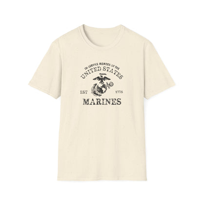 In-service Member of the United States Est 1775 Marines T‑Shirt