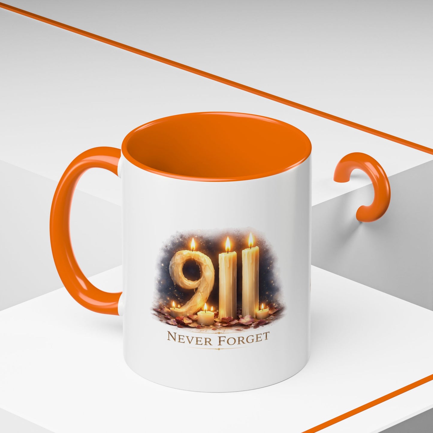9/11 Never Forget Memorial Coffee Mug