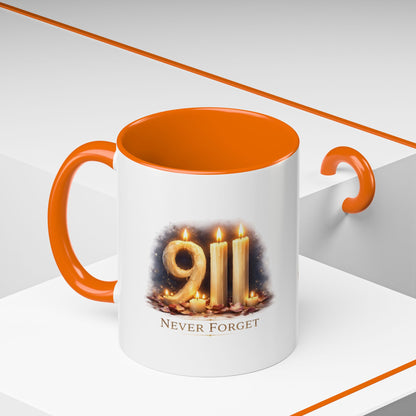 9/11 Never Forget Memorial Coffee Mug