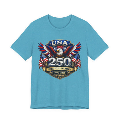 USA 250th Eagle T-Shirt — 1776–2026 Patriotic American Independence Tee