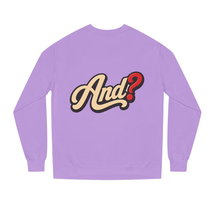 And? Retro Script Crewneck Sweatshirt