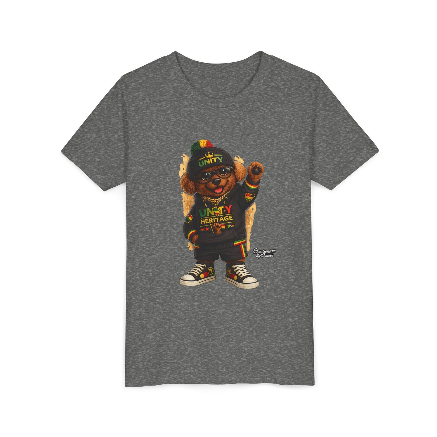 Kids Unity Heritage Tee — Youth Short Sleeve Shirt with 'Unity' Design
