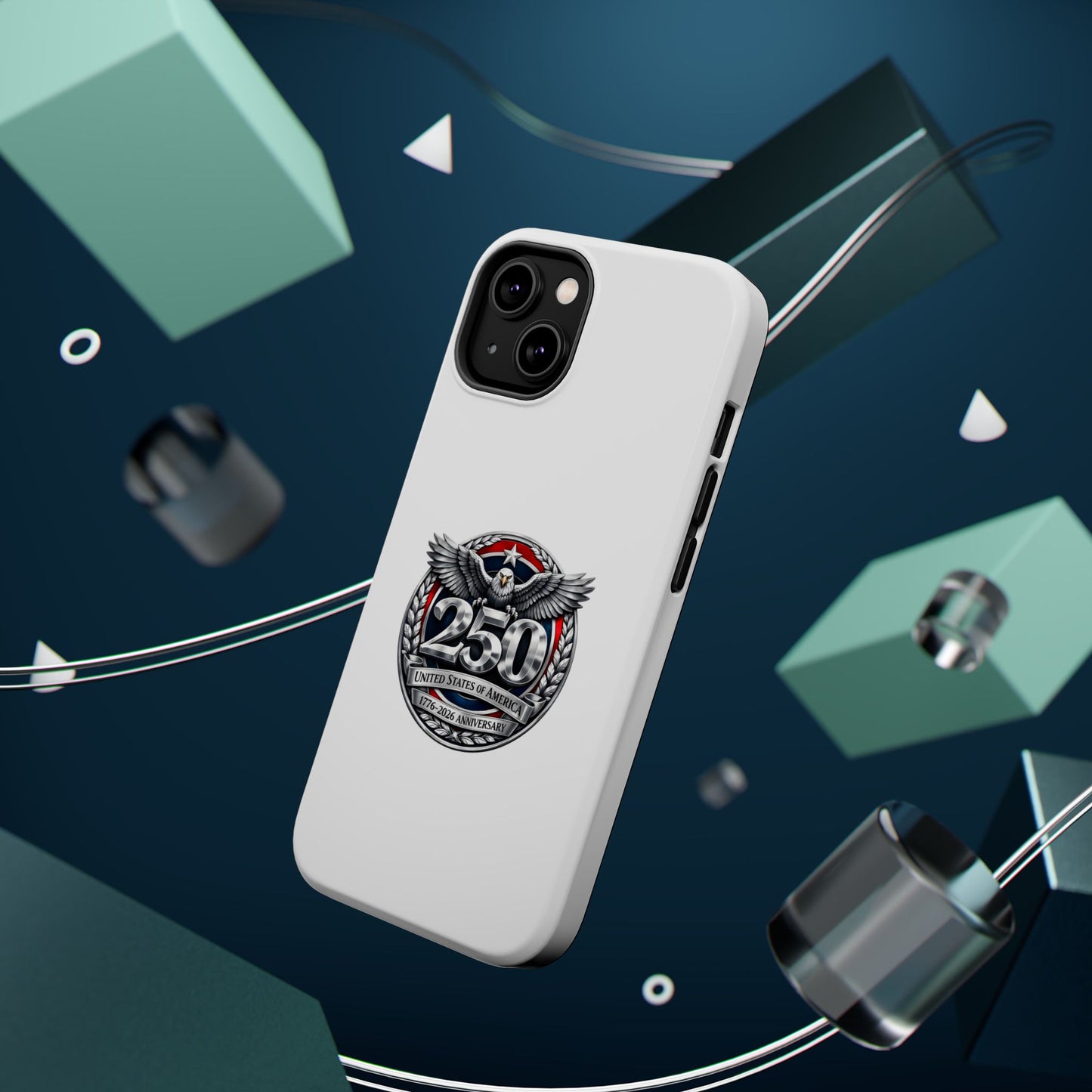 iPhone Magnetic Impact Case — 250th Anniversary Eagle Badge Design