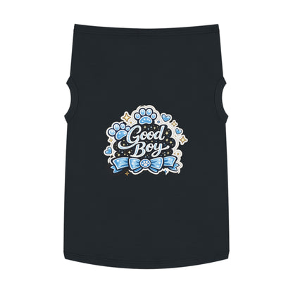 Good Boy Dog Tank Top — Cute Paw Print Pet Shirt