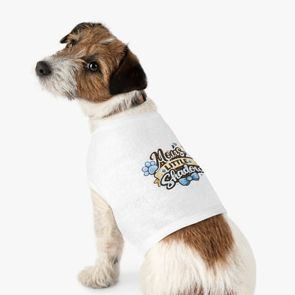 Mom's Little Shadow Pet Tank — Cute Paw Print Dog Shirt