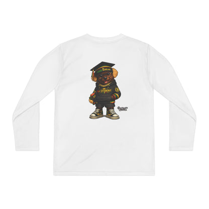 Youth Long Sleeve Tee — Graduation Bear Design