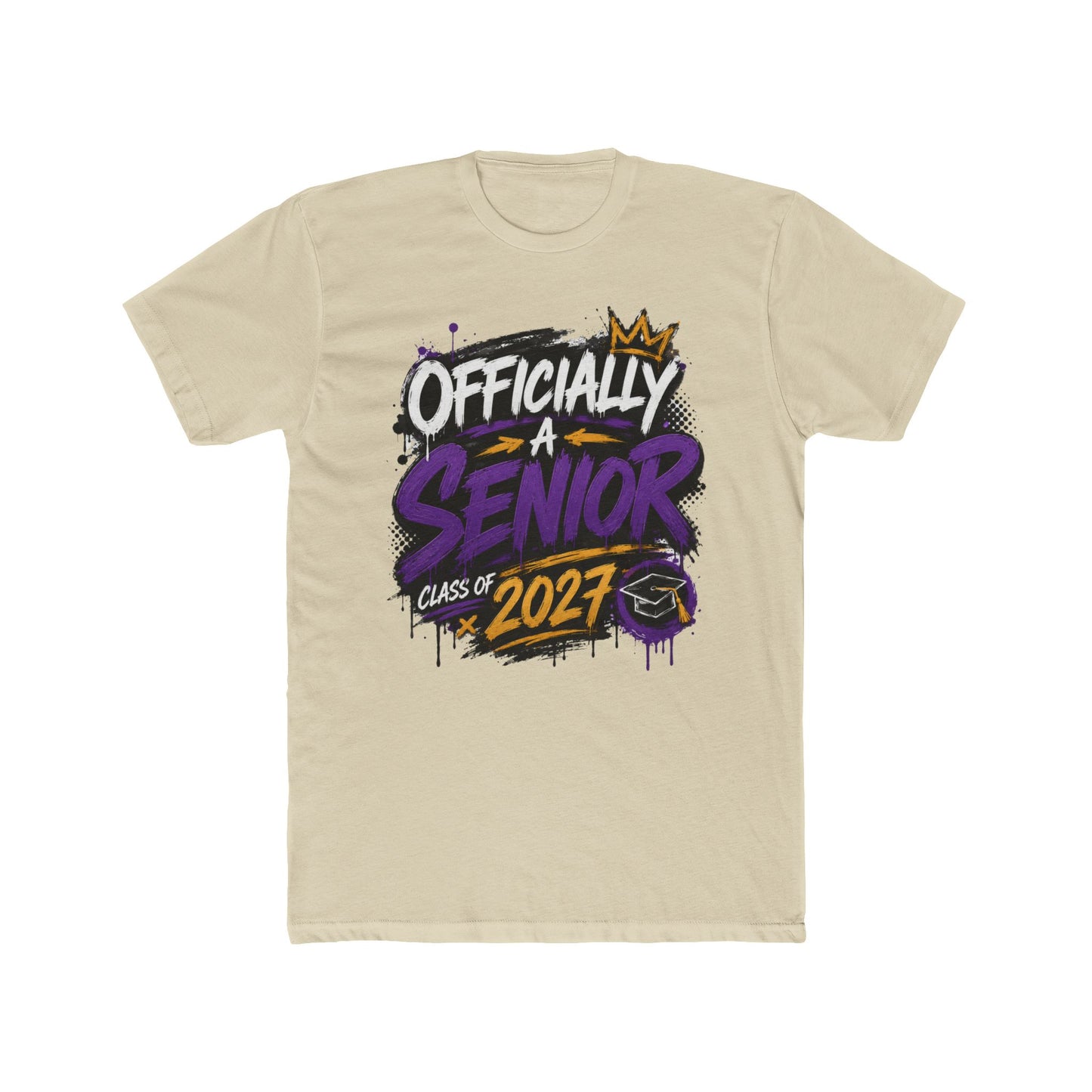 Officially A Senior Class of 2027 T-Shirt — Graduation Tee for High School Seniors