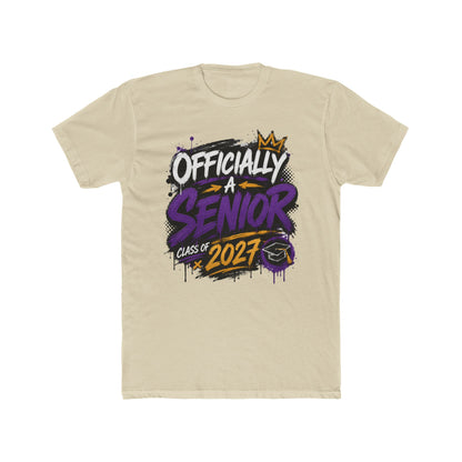 Officially A Senior Class of 2027 T-Shirt — Graduation Tee for High School Seniors