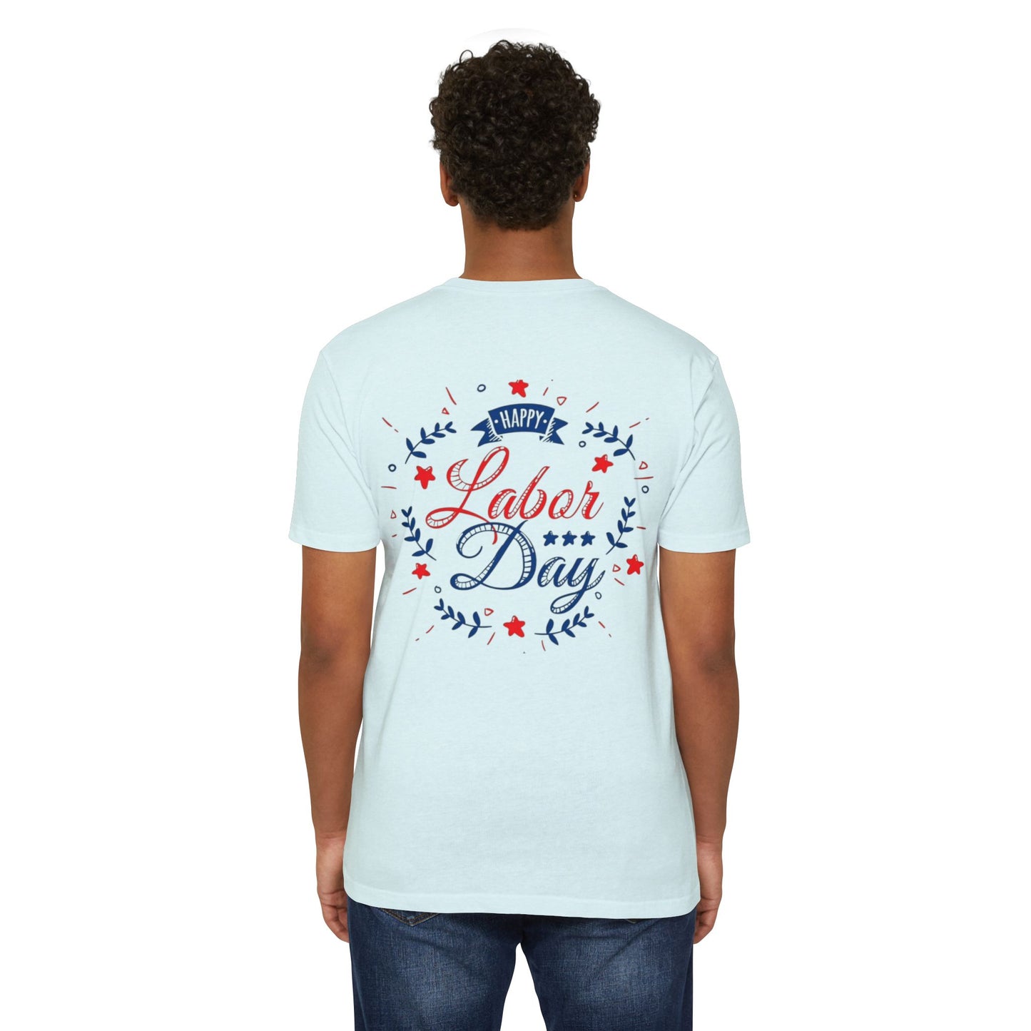 Labor Day T-Shirt – "Happy Labor Day" Patriotic Holiday Tee