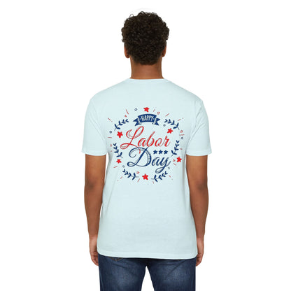 Labor Day T-Shirt – "Happy Labor Day" Patriotic Holiday Tee