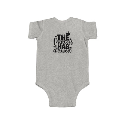 Baby Bodysuit - "The Princess Has Arrived" Newborn Onesie