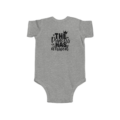 Baby Bodysuit - "The Princess Has Arrived" Newborn Onesie