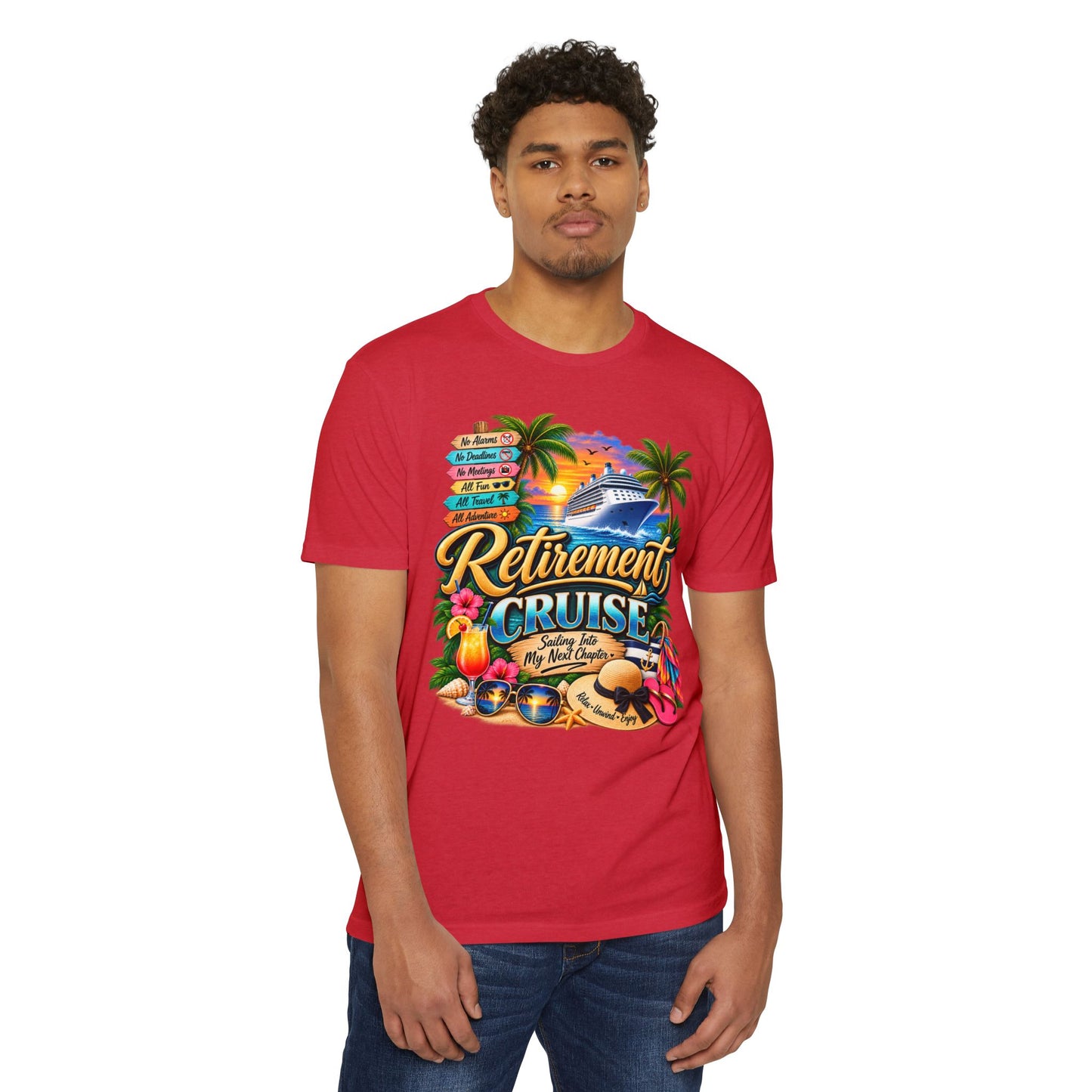 Retirement Cruise T-Shirt — Vacation & Farewell Party Tee