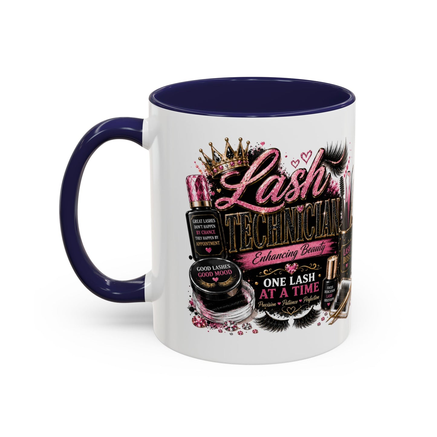 Lash Technician Coffee Mug — "Lash Technician: One Lash at a Time" Accent Mug