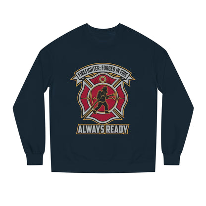 Firefighter Crest Sweatshirt — "Always Ready" Crewneck