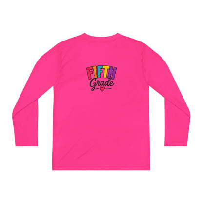 Fifth Grade Youth Long Sleeve Tee — Colorful Back-to-School Shirt