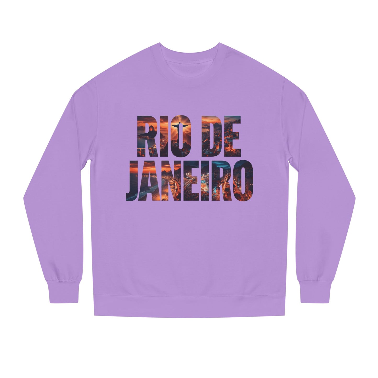Rio de Janeiro Graphic Sweatshirt — Sunset Typography Travel Crewneck