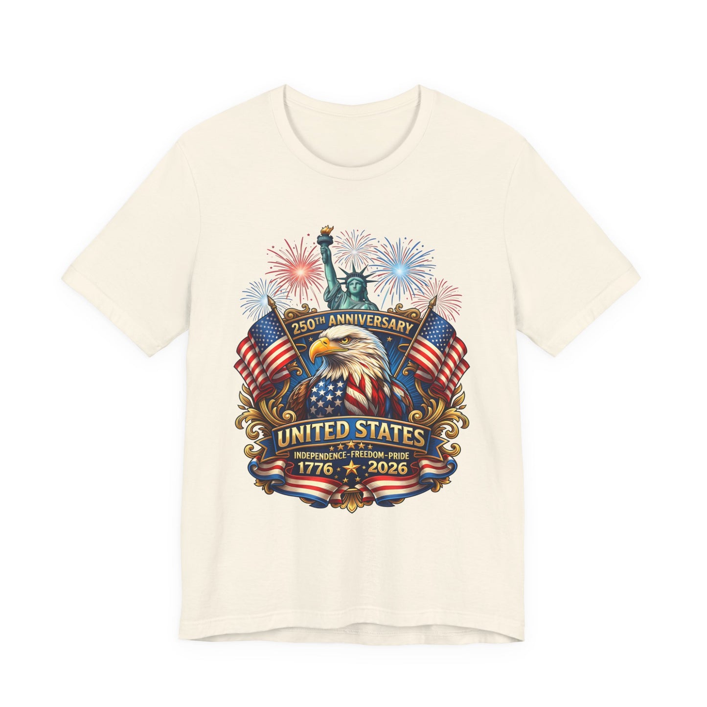 250th Anniversary United States Eagle T-Shirt – 1776–2026 Patriotic Tee