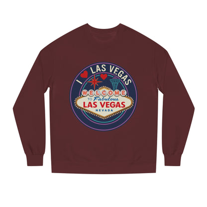 Las Vegas Welcome Sign Sweatshirt – Retro "I  Las Vegas" Crewneck