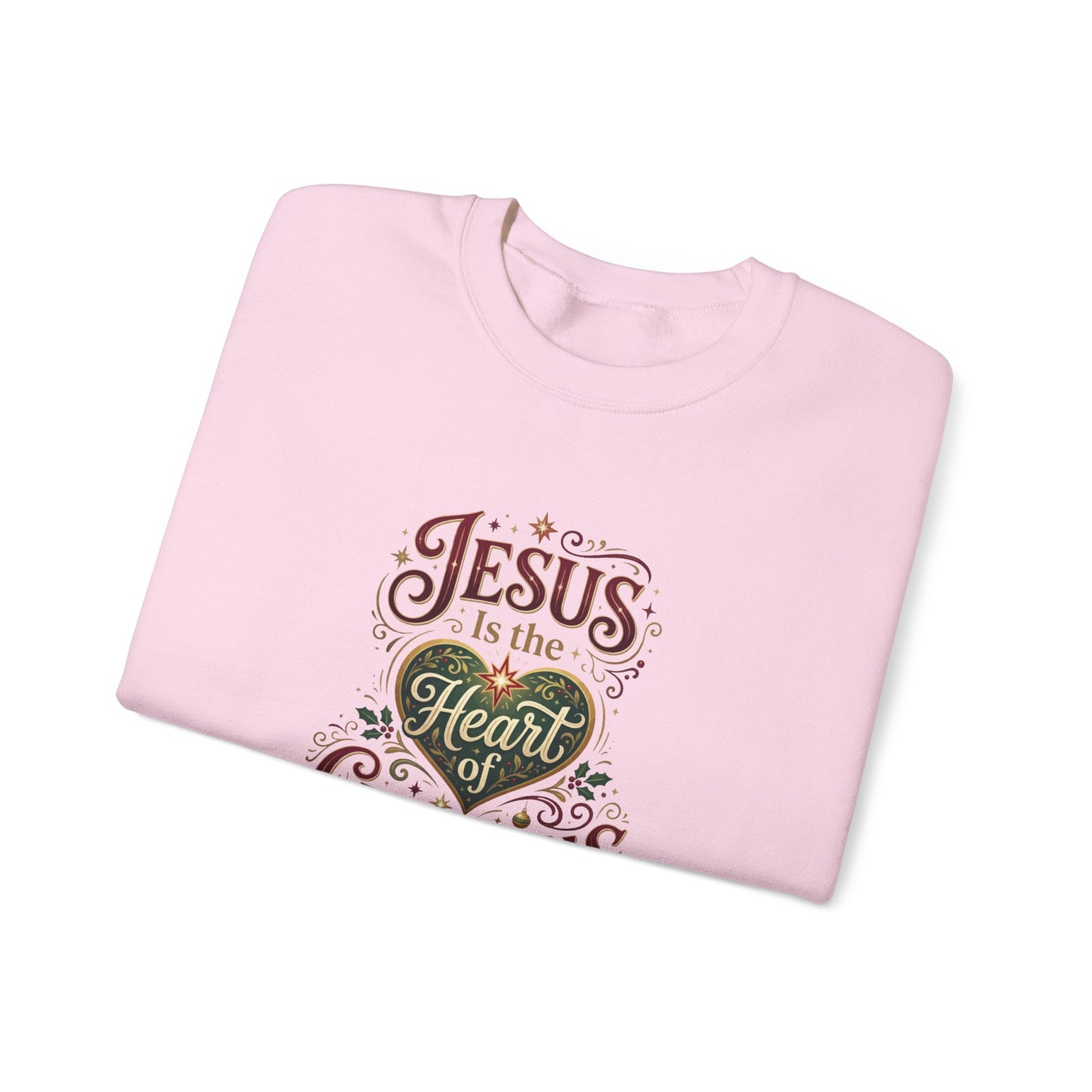 Jesus Is the Heart of Christmas  Sweatshirt