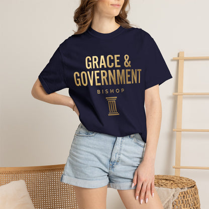 Grace & Government Bishop T-Shirt — Faith-Inspired Church Tee