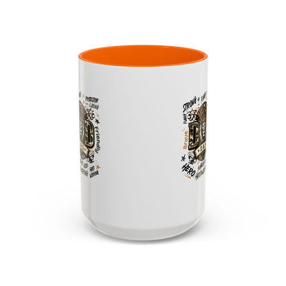 Dad King Lion Coffee Mug — 'Dad: The King' Accent 11/15oz Gift